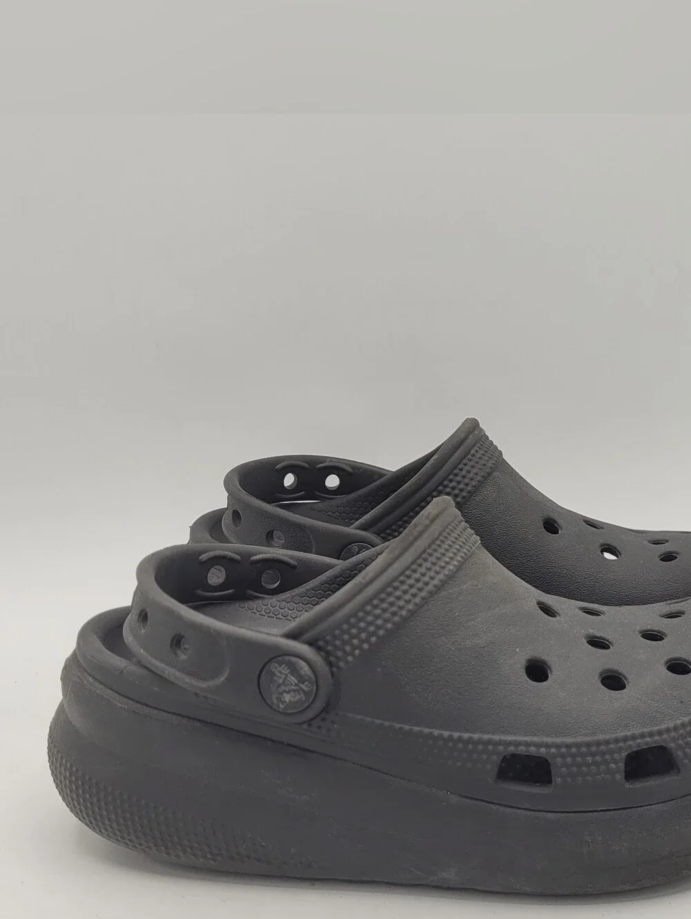 Crocs Black Platform Clogs Size 13